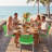 Fully Assembled Plastic Armless Stackable Patio Dining Chairs Set of 2, Stacking Chairs With Metal Frame, Balcony Side Chairs for Indoor & Outdoor Use-319283794