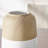 Prader Contemporary Two Tone Cylindrical Tabletop Vase - White And Beech