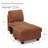 Korian Wide Plush Corduroy Chaise Module of Modular Sofa, Part H Left Chaise & Part I Right Chaise-1361543210-1361543211