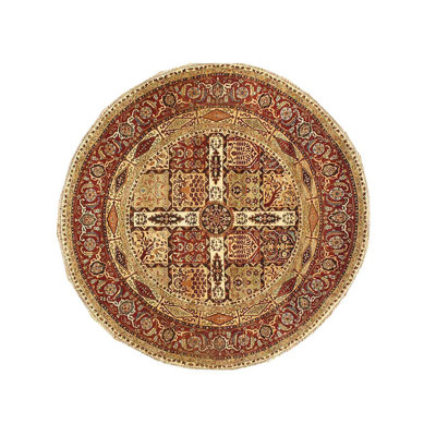 Katinia Oriental Area Rug in Brown