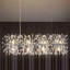 Luminaire suspendu en cristal 12 lumières pour îlot de cuisine à intensité variable 12 lumières-1178246064
