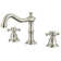2-handle Bathroom Faucet with Drain Assembly