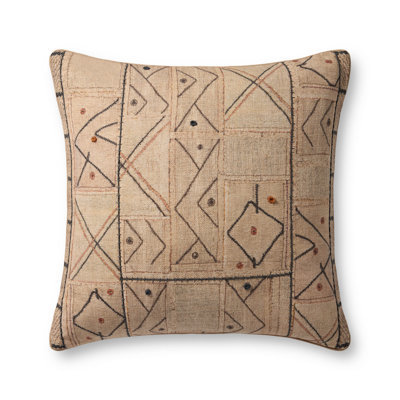 Polyester Throw Square Pillow Cover by Loloi