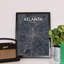 Atlanta City Map - No Frame Print-739270694