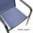 6 - Person Rectangular Steel Outdoor Table With Stackable Chairs-621034365
