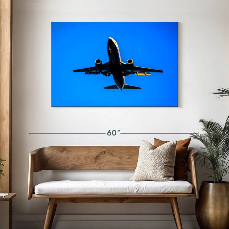 Mehar Boeing 737 Plane, 30" H x 45" W