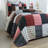 100% Cotton Floral Pattern Reversible Patchwork Quilt Set-102042630-113494283