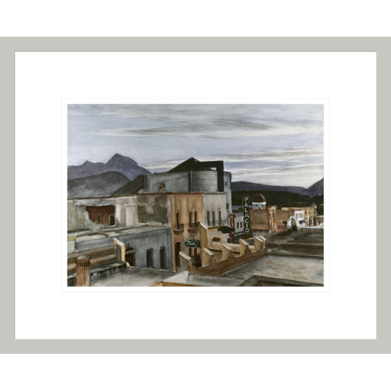 «El Palacio» par Edward Hopper, impression giclée sur cadre, H 13,59 po x l 16,75 po