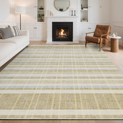 Area Rug Washable Area Rug for Living Room Rug with Non Slip Backing Low Pile Ultra Soft Lightweight Carpet Foldable Non Shedding Floor Cover for Bedroom, Nursery, Office