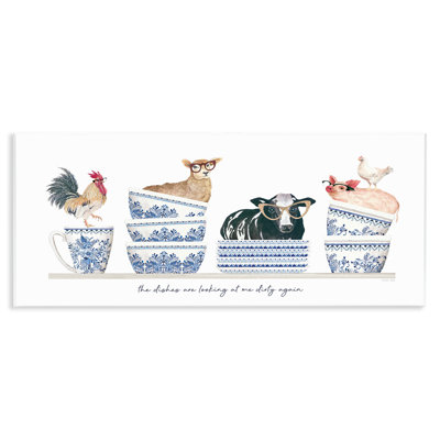 Az-224-Wood " Farmhouse Dirty Dishes " by Cindy Jacobs