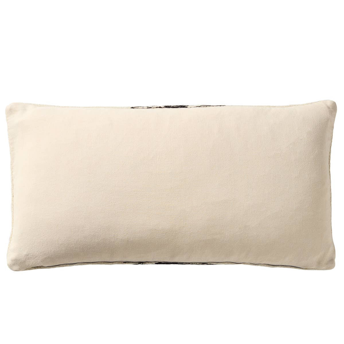 Gowan Handmade Ombre Lumbar Pillow, Down, White, Rectangle 12"H x 24"W