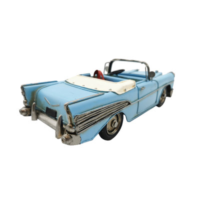 Sculpture bleue classique en métal convertible