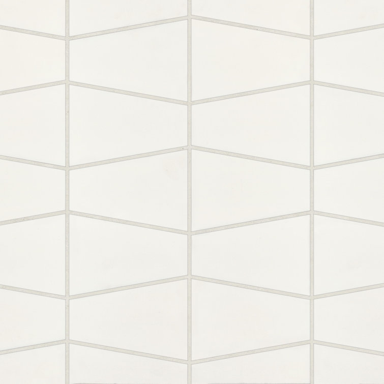 Marin Trapezoid Matte Porcelain Mosaic Tile