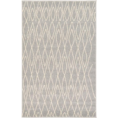 Globe Geometric Gray/Beige Area Rug