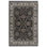 Magnolia Wool Oriental Area Rug in Black/Ivory