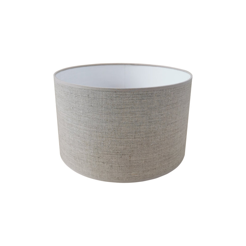 18 cm H Drum Lamp Shade ( Uno ), Dark Grey