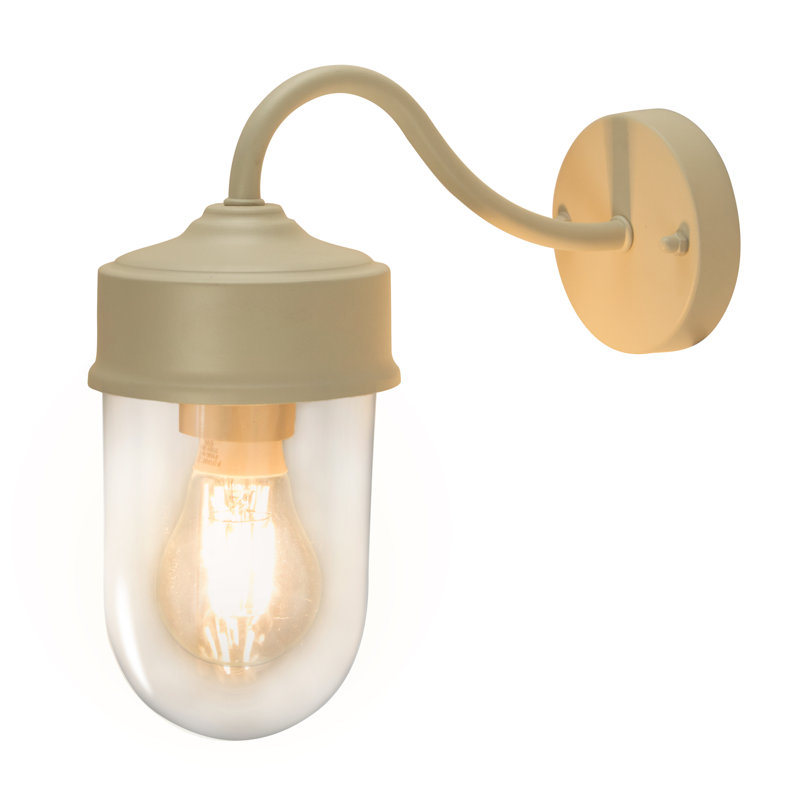 Gordonville 27cm H Outdoor Barn Light, Beige
