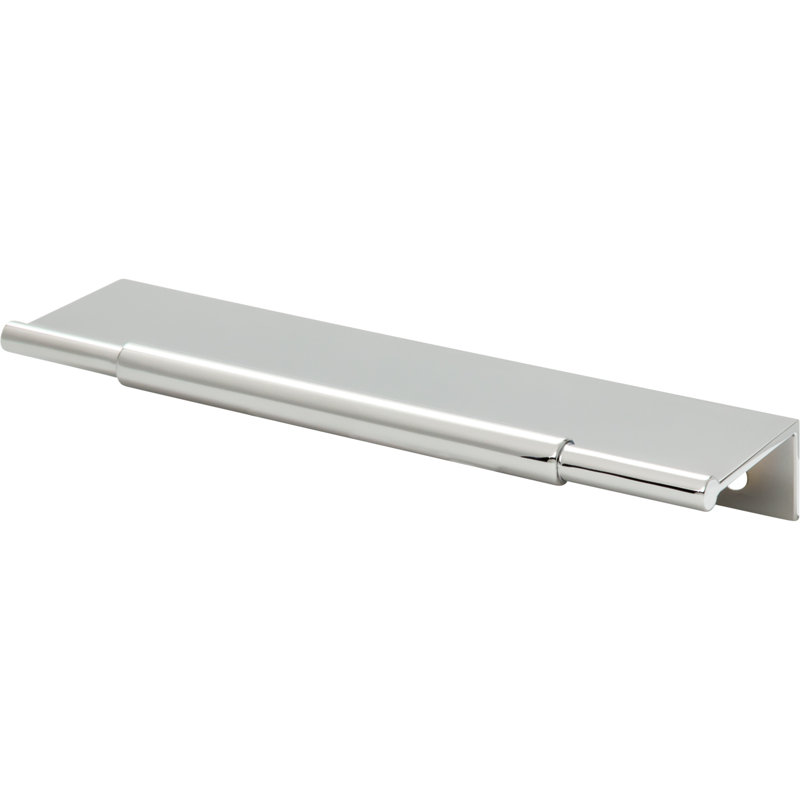 Crestview Finger Pull, Polished Chrome
