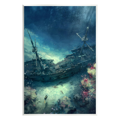 Art mural naufragé de Deep Sea