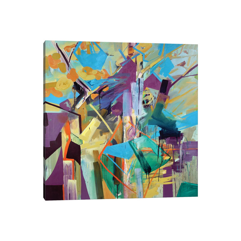 Magical Forest by Pamela Staker - Painting on Canvas, 93.98 cm H x 93.98 cm W x 1.91 cm D, Wrapped Canvas