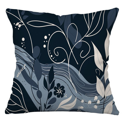 Trendy Modern Grid   Reversible Throw Pillow