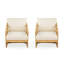 Ensemble de 2 fauteuils club d'extérieur