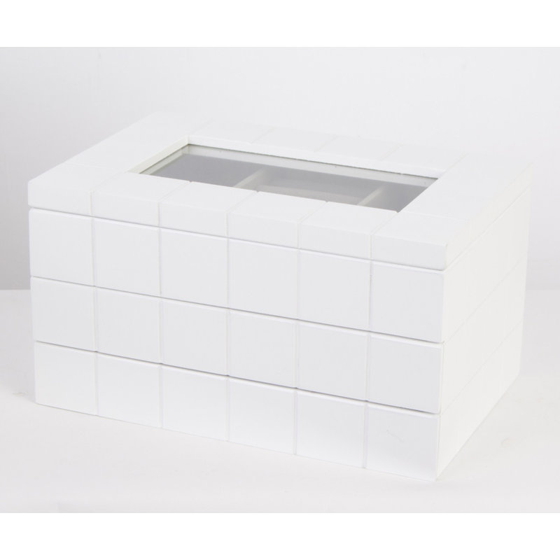 Wood Jewelery Box + Drawers