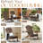 Berdina Foldable Outdoor Adirondack Set
