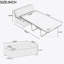 Lit escamotable pliant avec lit d'invité convertible et matelas-789214032