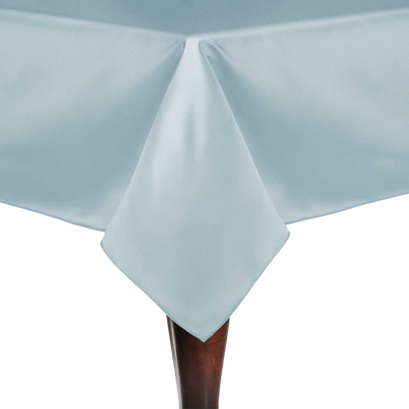 Ultimate Textile Rectangular Tablecloth, Ice Blue, 108" x 60", 5