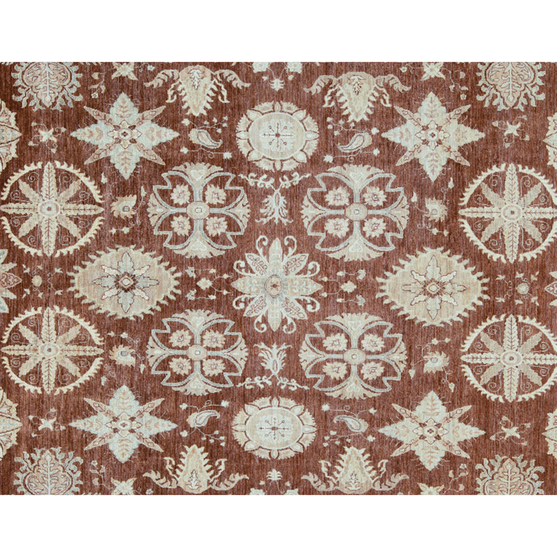 Ziegler Hand-Knotted High-Quality Brown Area Rug
