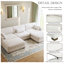 Canapé modulaire en velours côtelé Maelina -107665275-107665278