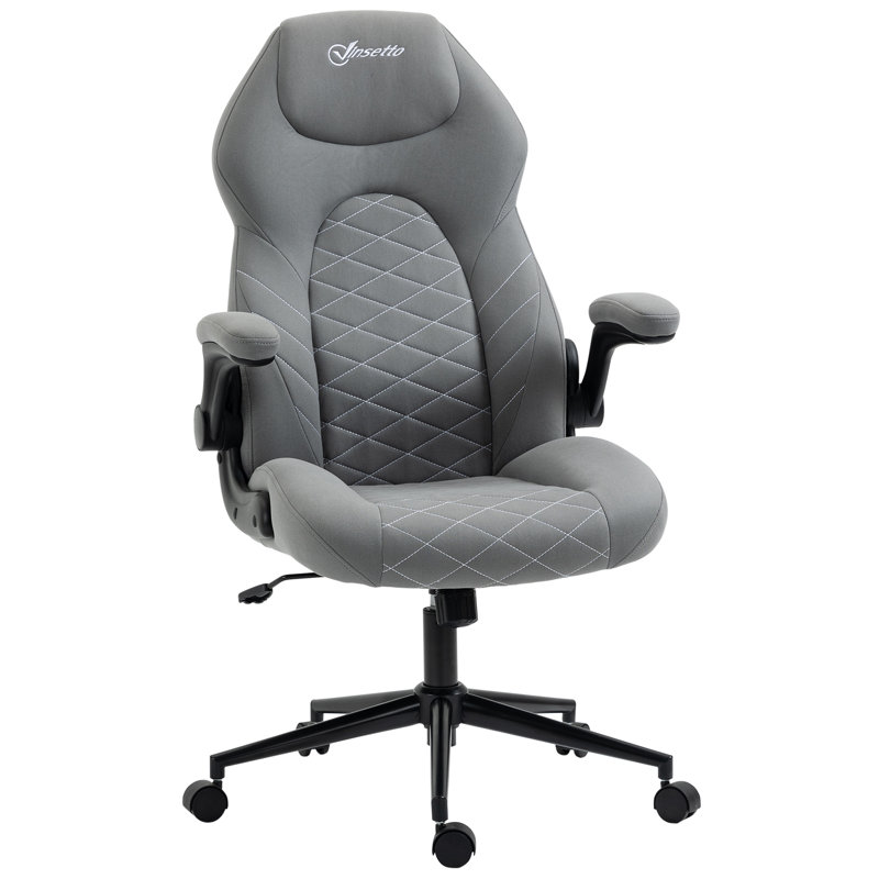 Polyester Office Chair, Light Grey