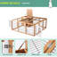 Rabbit House - espace d'intimité réfléchi, construction, pour animal de compagnie, chambre principale ouverte, extérieur imperméable, confort