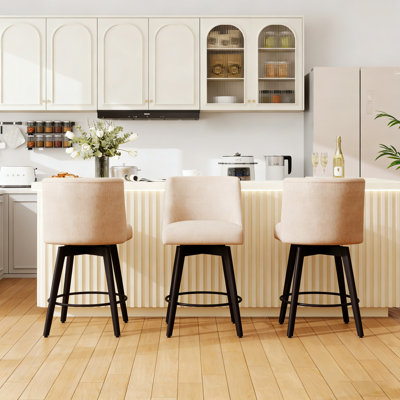 Tabouret de bar rotatif 26 po