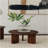 Columbo Brown Round Coffee Table
