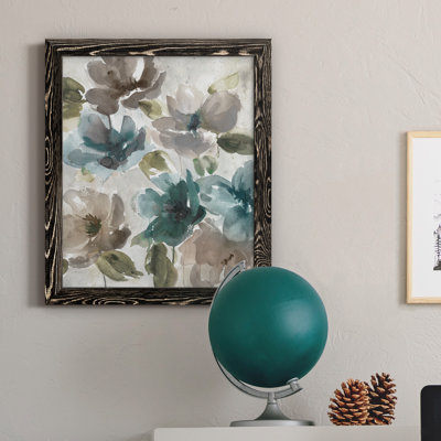 Topaz Garden I - Peinture sur toile encadrée