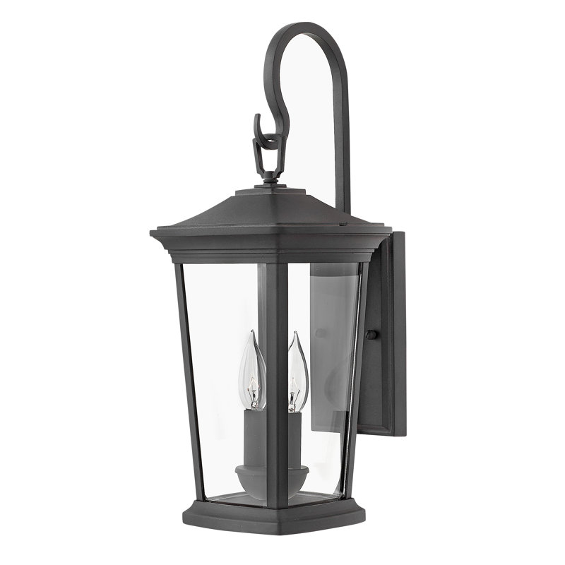 Bromley 2 - Bulb Outdoor Wall Lantern, 20" H x 8" W x 9.8" D