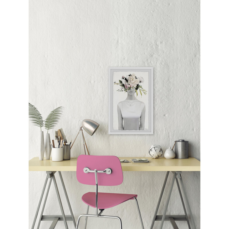 Cadre photo « à fleurs classic », impression sur papier, H 36 po x l 24 po x P 1,5 po