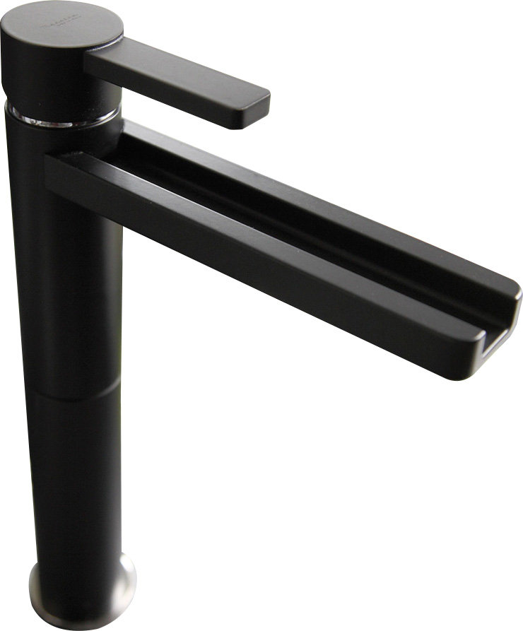 Capri Single-handle Bathroom Faucet, Black