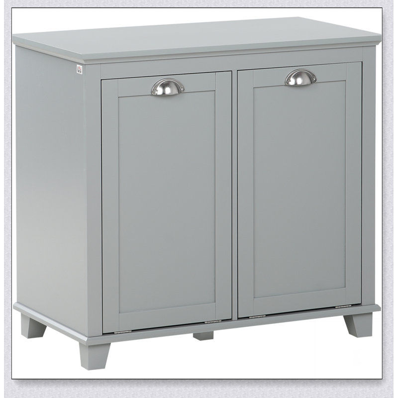 Armoire de salle de bain Tilt-Out, Gris