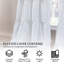 Paire de rideaux semi-transparents avec passe-tringle Azariah
