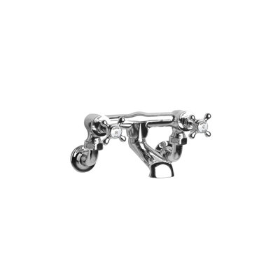 Topaz 2 Handle Wall Bath Shower Mixer Bath Filler