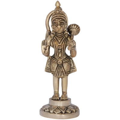 Figurine Veer Hanuman en laiton