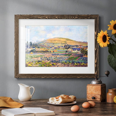 " The Mount Riboudet In Rouen At Spring, 1872 " Painting Print