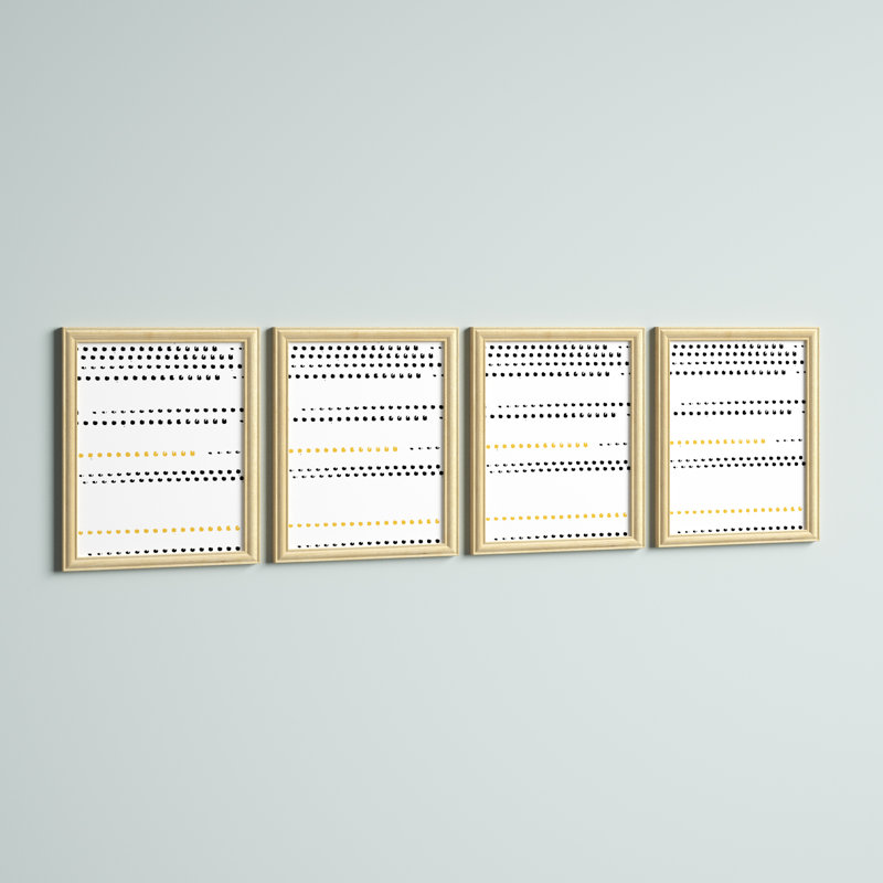 Flynt Light Brown Wood Decorative Picture Frame - Set of 4, 20" x 24"