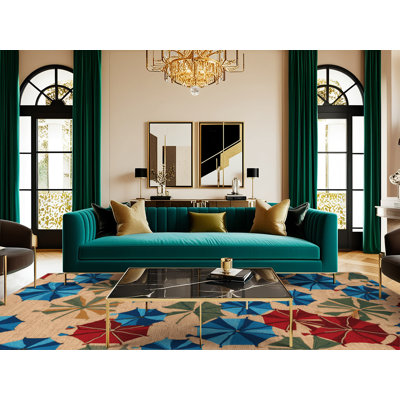  Washable Beach umbrellas Nautical Area Rug