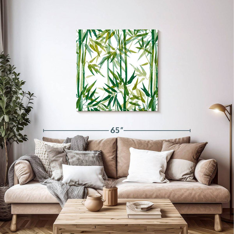 Bamboo Grove Pattern, 36" H x 36" W