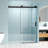 Frameless Soft-Closing Single Sliding Shower Door