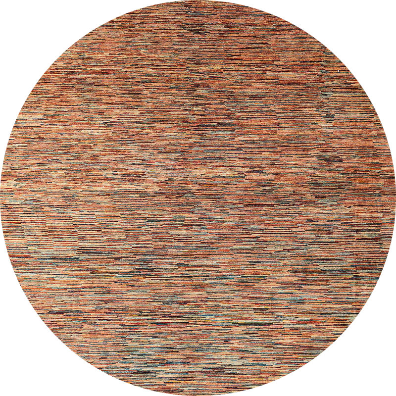 Tapis abstrait moderne 4283, Rond 5 pi